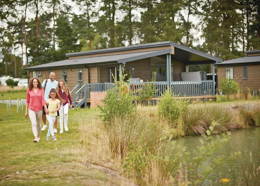 Woodhall Country Park Lodges